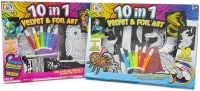 Wholesalers of 10 In 1 Velvet And Foil Art Assorted toys image