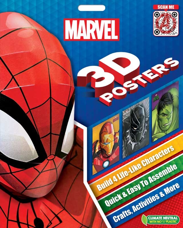 Wholesalers of 3d Pop Heads Marvel-marvel: 3d Posters toys