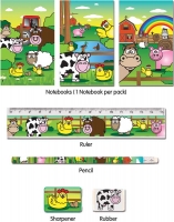 Wholesalers of 5 Pc Farm Stationery Set toys image