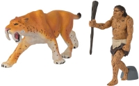 Wholesalers of Ania Saber Tooth Tiger With Caveman toys image 2