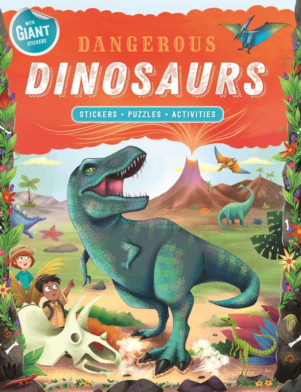Wholesalers of Autumn Sticker Adventures 2-dangerous Dinosaurs toys