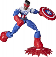 Wholesalers of Avengers Bend And Flex Captain America Falcon toys image 2