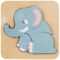 Wholesalers of Baby Jungle Puzzles - 4 Assorted toys image