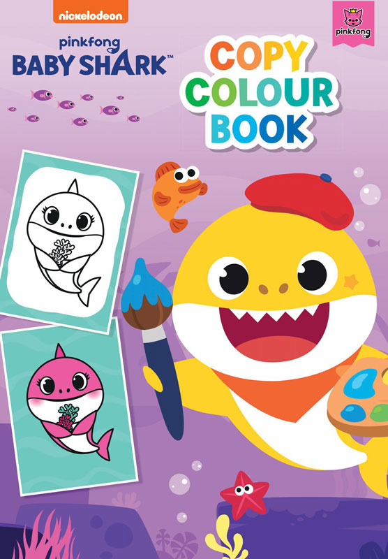 Wholesalers of Baby Shark Copy Colour Book toys
