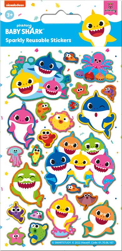 Wholesalers of Baby Shark Foil Stickers toys
