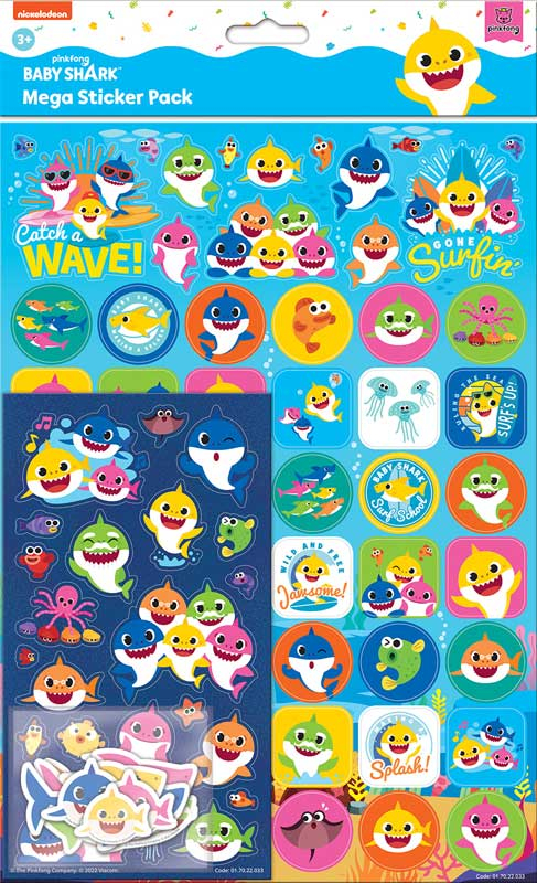Wholesalers of Baby Shark Mega Sticker Pack toys