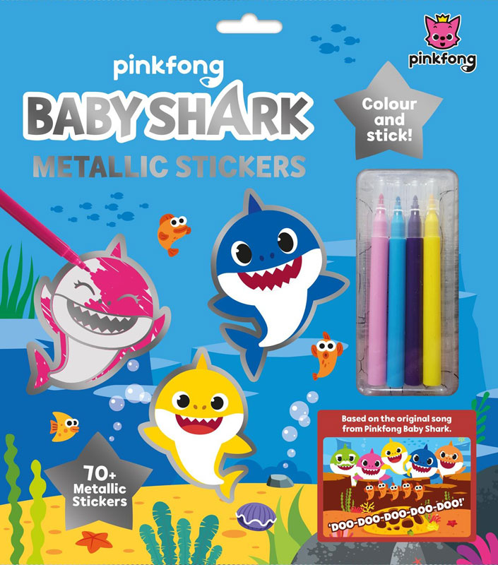 Wholesalers of Baby Shark Surprise Metallic Sticker Set toys