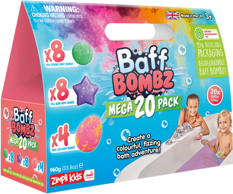 Wholesalers of Baff Bombz Mega Pack 20pk toys