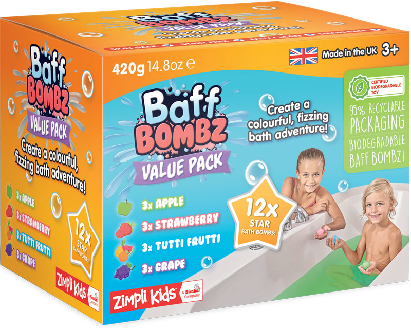 Wholesalers of Baff Bombz Star - 12 Bath Pack toys