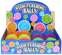 Wholesalers of Ball Spikey With Light 6.5cm 6 Assorted Cols toys Tmb