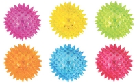 Wholesalers of Ball Spikey With Light 6.5cm 6 Assorted Cols toys image 2