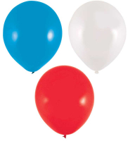 Wholesalers of Balloons 23cm Red White And Blue toys image 2