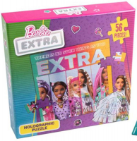 Wholesalers of Barbie 56pc Holographic Puzzle toys image