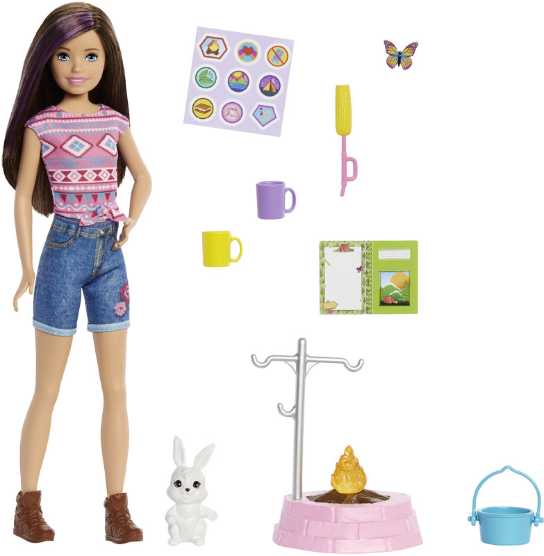 Wholesalers of Barbie Camping Skipper Doll And Accessories toys