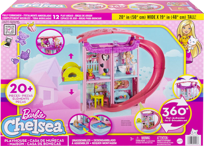Wholesalers of Barbie Chelsea Playhouse toys