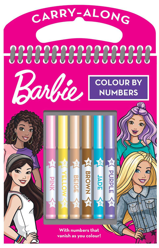 Wholesalers of Barbie Colour By Numbers toys