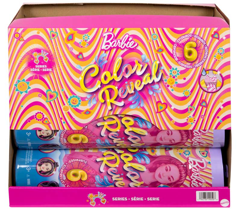 Wholesalers of Barbie Colour Reveal Groovy Series Assorted toys