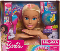 Wholesalers of Barbie Deluxe Blonde Tie Dye Styling Head toys image
