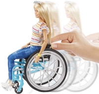 Wholesalers of Barbie Doll And Wheelchair Blonde toys image 3