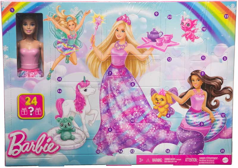 Wholesalers of Barbie Fairy Advent Calendar toys