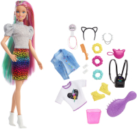 Wholesalers of Barbie Leopard Rainbow Hair Doll toys image 2