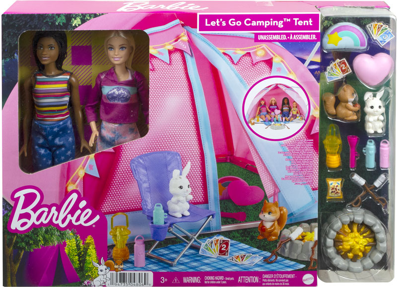 Wholesalers of Barbie Lets Go Camping Tent toys
