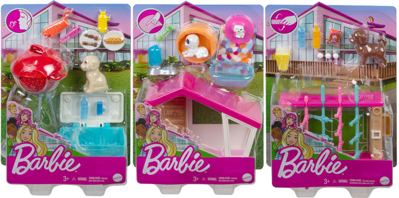 Wholesalers of Barbie Mini Playset With Pet Asst toys
