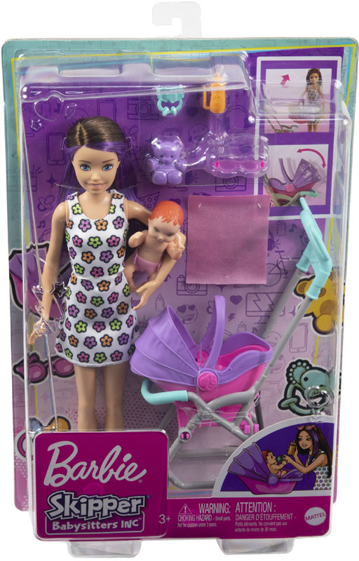 Wholesalers of Barbie Skipper Babysitters Inc Dolls And Playset toys