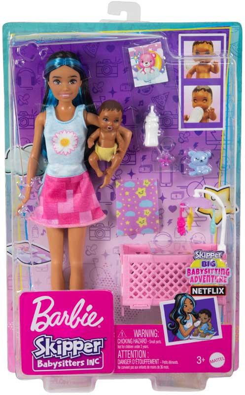 Wholesalers of Barbie Skipper Sleepy Baby Black toys