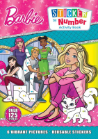 Wholesalers of Barbie Sticker By Number Activity Book toys image