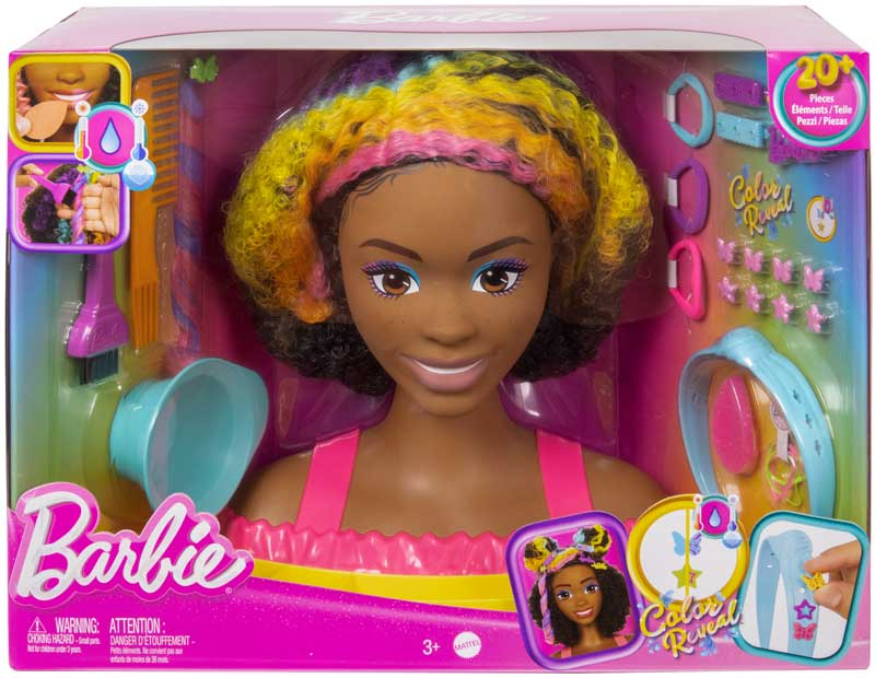 Wholesalers of Barbie Totally Hair Deluxe Styling Head Black toys