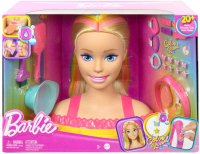Wholesalers of Barbie Totally Hair Deluxe Styling Head Blonde toys image