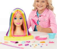 Wholesalers of Barbie Totally Hair Deluxe Styling Head Blonde toys image 4