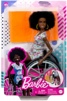 Wholesalers of Barbie Wheelchair Doll Black toys image