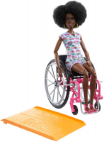 Wholesalers of Barbie Wheelchair Doll Black toys image 2