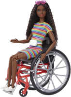 Wholesalers of Barbie Wheelchair Doll Brunette toys image 2