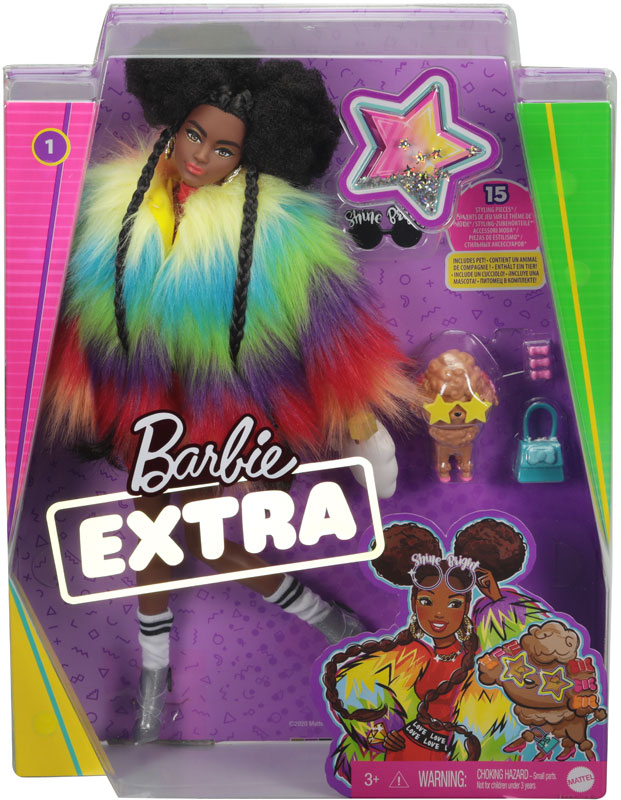 Wholesalers of Barbie Extra Rainbow Coat Doll toys
