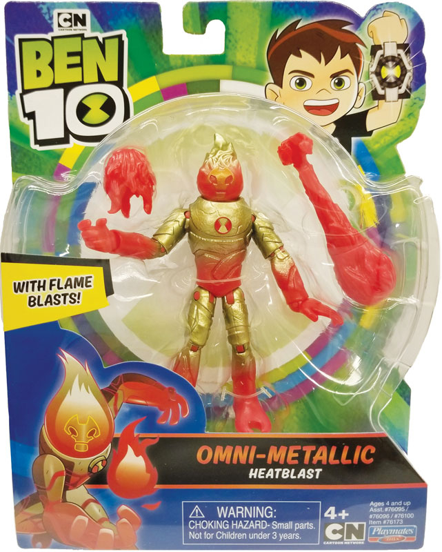 Wholesalers of Ben 10 Action Figures Metallic Theme - Heatblast toys
