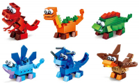 Wholesalers of Blocks Dinosaur Kit 6 Assorted toys image 3