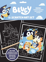 Wholesalers of Bluey Scratch Art Set toys image