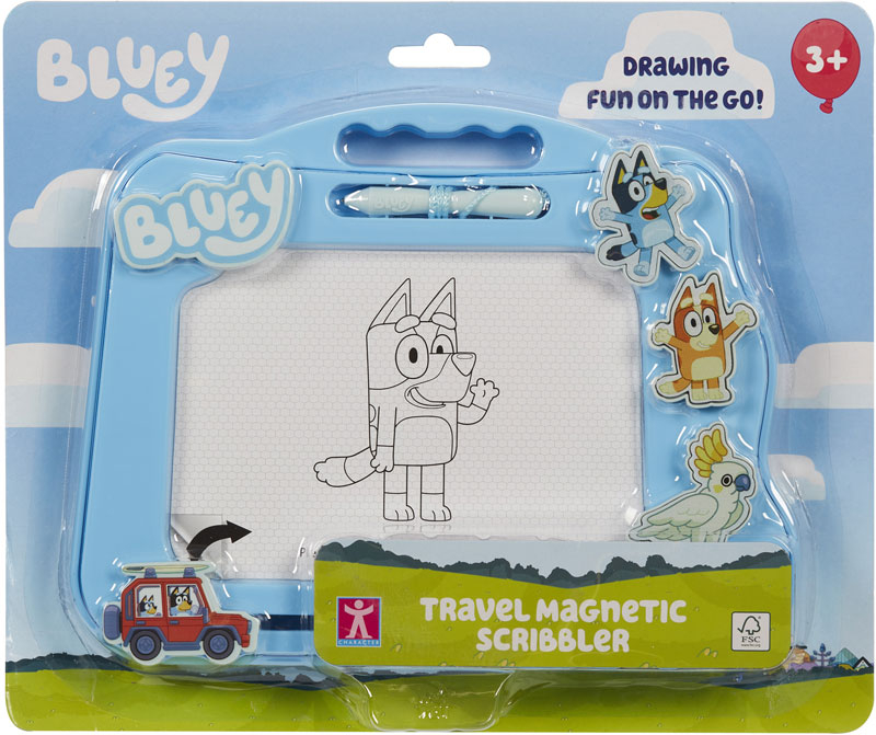 Wholesalers of Bluey Travel Magnetic Scribbler toys