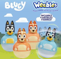 Wholesalers of Bluey Weebles Four Figure Pack toys image 4