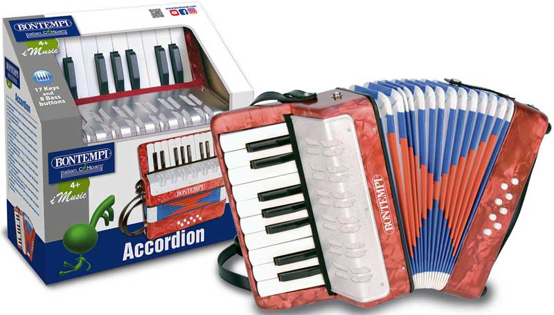 Wholesalers of Bontempi Accordion With 17 Keys And 8 Bass Buttons toys