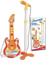 Wholesalers of Bontempi Baby Rock Guitar With Stand Microphone toys image 2