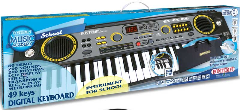 Wholesalers of Bontempi Digital Keyboard With 49 Midi Size Keys toys
