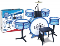 Wholesalers of Bontempi Drum Set 6 Pcs With Stool 385mm toys image