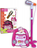 Wholesalers of Bontempi Electronic Boom Box With Stage Microphone I Girl toys image
