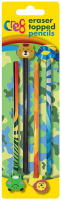 Wholesalers of Boys Eraser Topped Pencils toys image