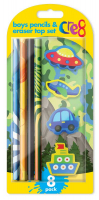 Wholesalers of Boys Pencil And Eraser Set toys image