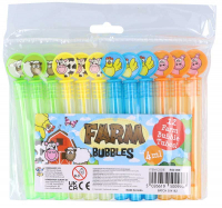 Wholesalers of Bubble Party Tube 4ml 10.5cm Farm 4 Cols toys image